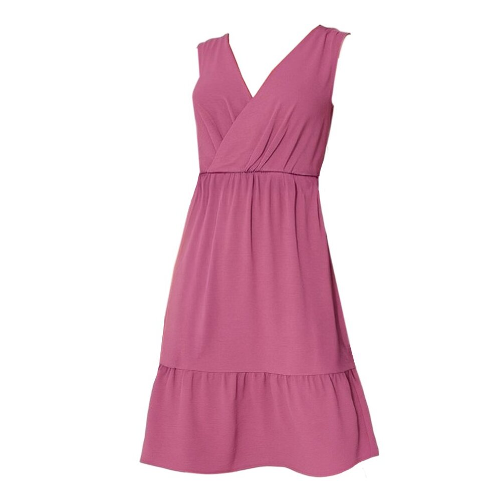 Lucky Brand sleeveless midi tiered dress